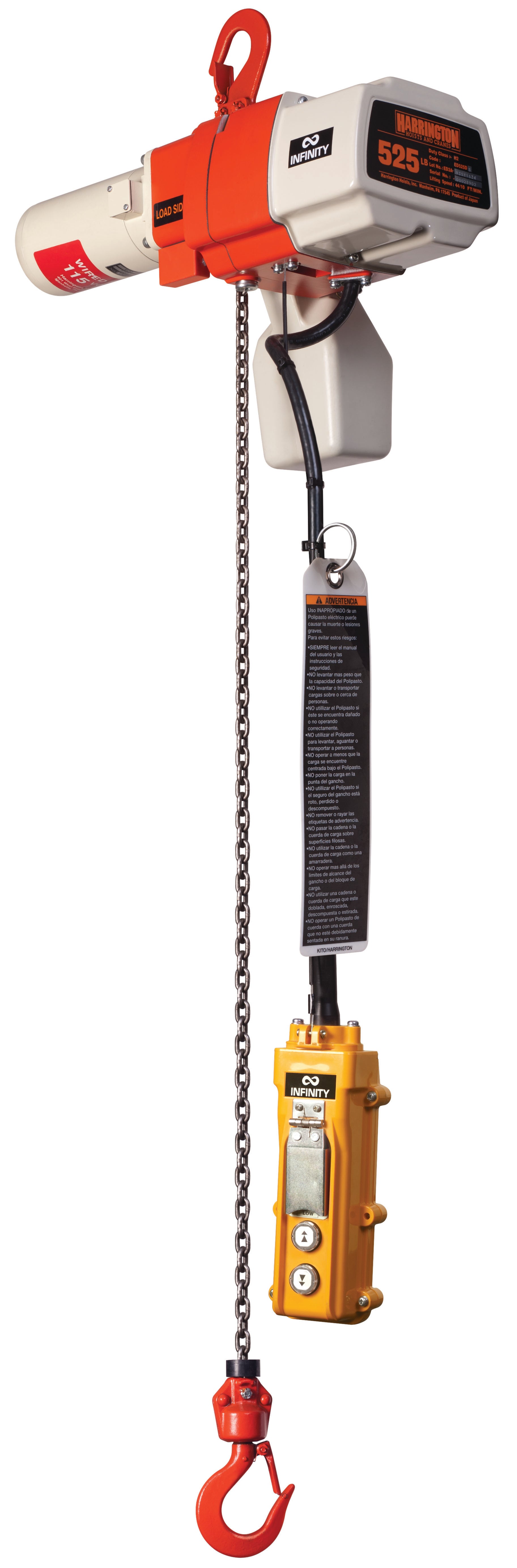 Harrington Hoists, Inc. Releases ED Infinity Single Phase Electric
